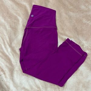 Lululemon Purple Capri Leggings Size 4